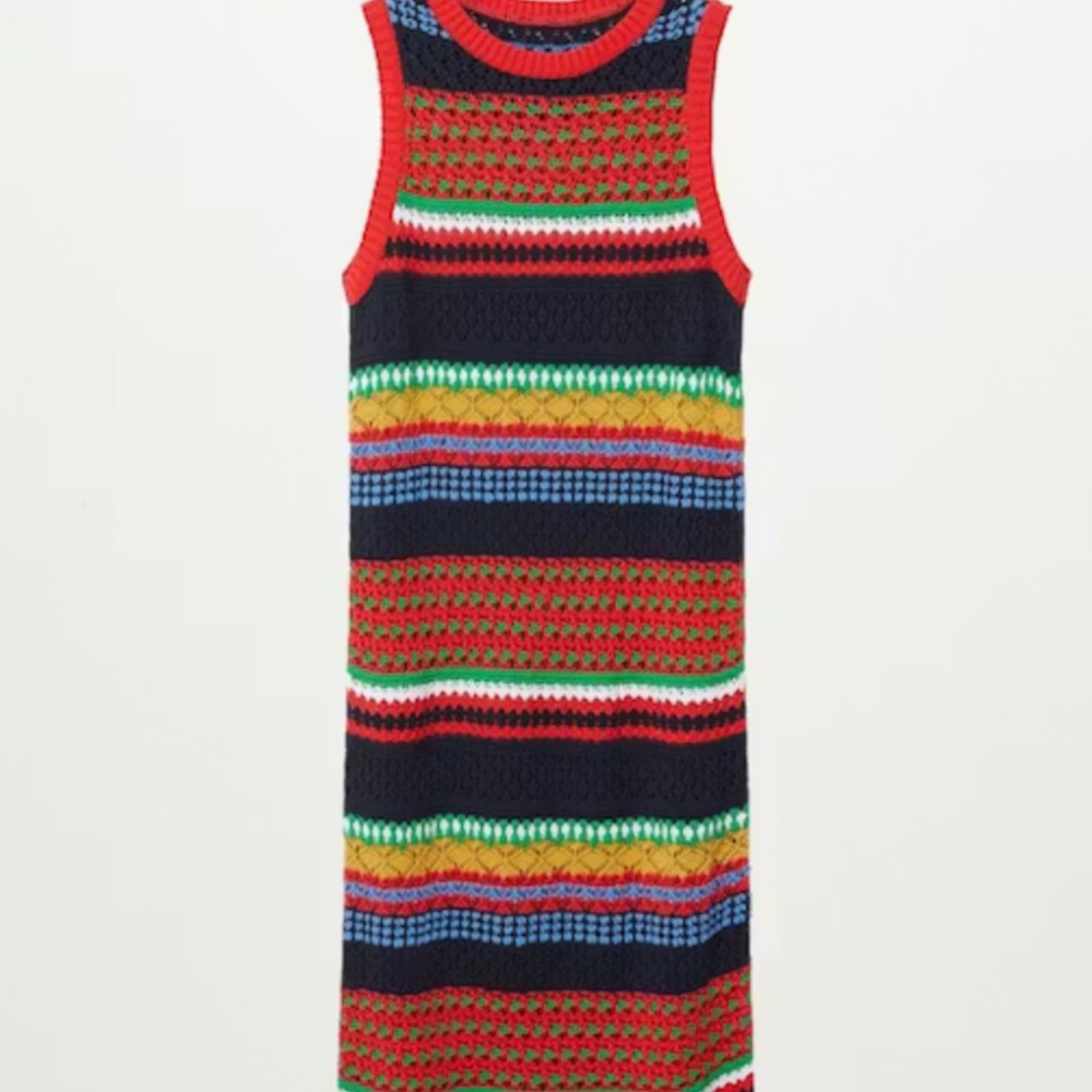 Mango Vibrant Knit Dress